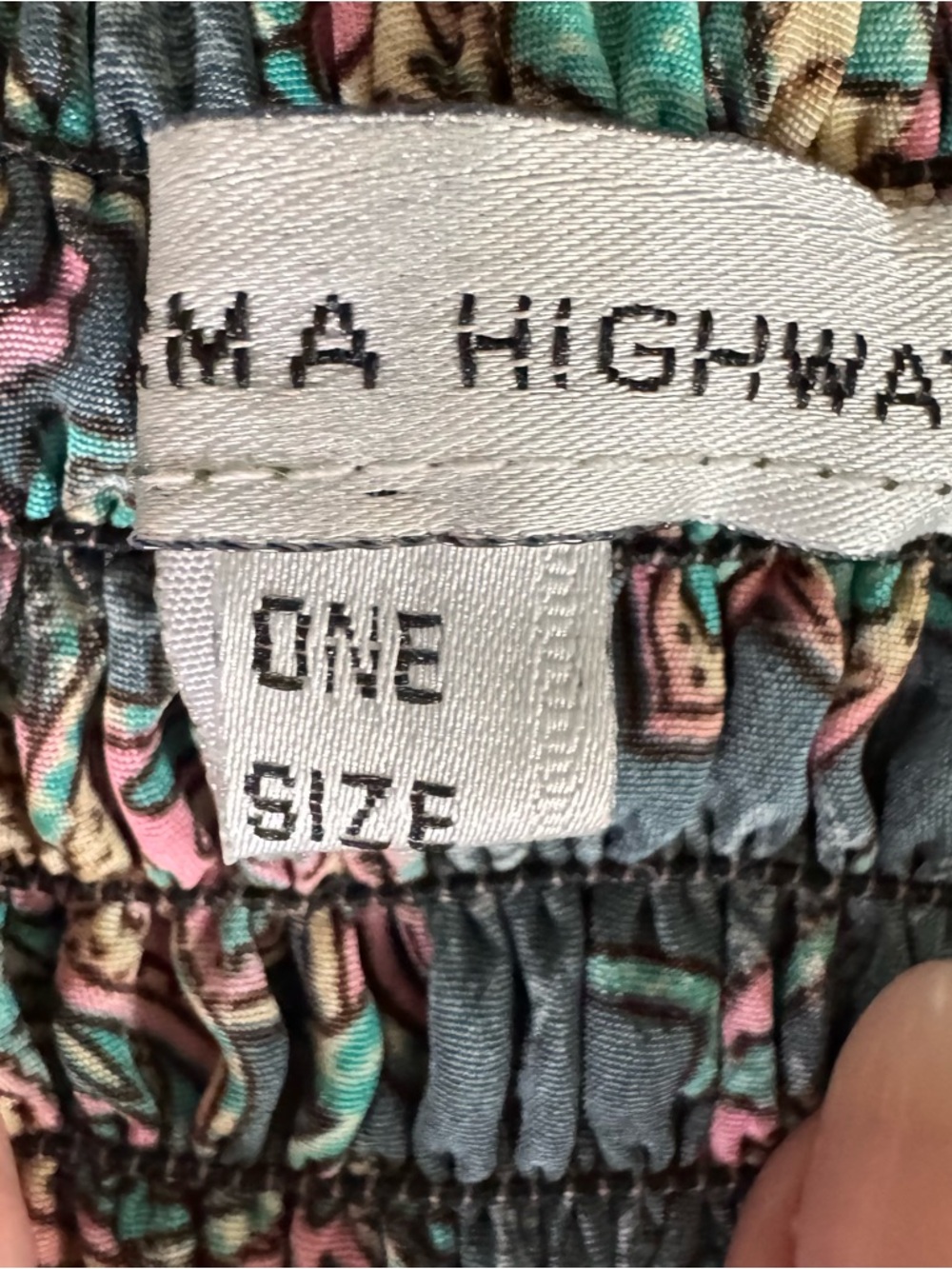 Karma Highway Boho Patchwork Mini Skirt One Size Paisley Tiered Festival 90s Y2K - Picture 4 of 5